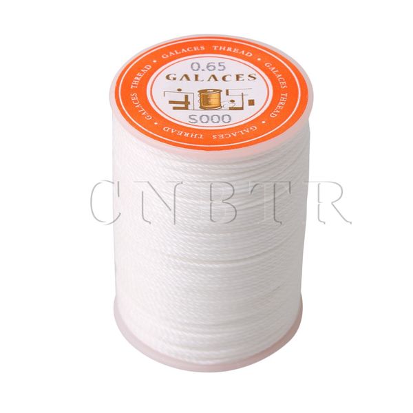 cnbtr 0.65mm 93 yards polyester round waxed thread line hand stitching cord leather craft tool leather stitching sewing, Black;white
cnbtr 0.65mm 93 yards polyester round waxed thread line hand stitching cord leather craft tool leather stitching sewing, Black;white