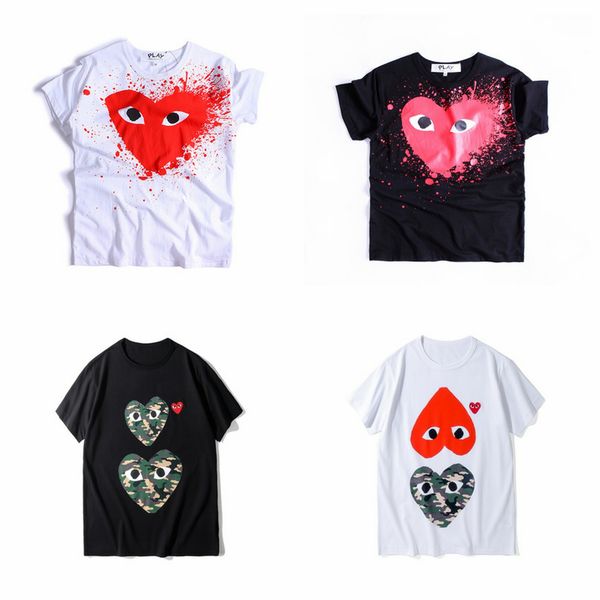 brand new play mens designer t shirts commes des cdg garcons camouflage with upside down heart t-shirt t shirt commes man woman summer tee, Black;blue
brand new play mens designer t shirts commes des cdg garcons camouflage with upside down heart t-shirt t shirt commes man woman summer tee, Black;blue
