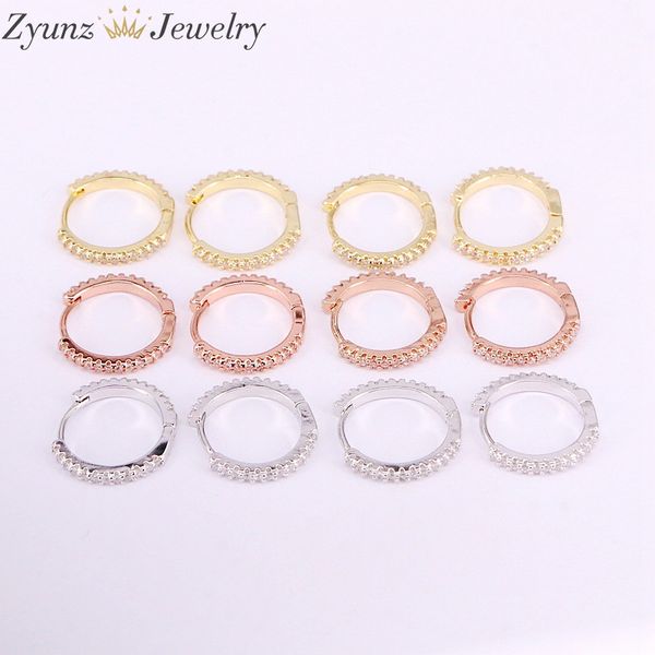 10 pairs, 14mm, clear white crystal stone hoop earrings simple jewelry woman girl, Golden;silver
10 pairs, 14mm, clear white crystal stone hoop earrings simple jewelry woman girl, Golden;silver
