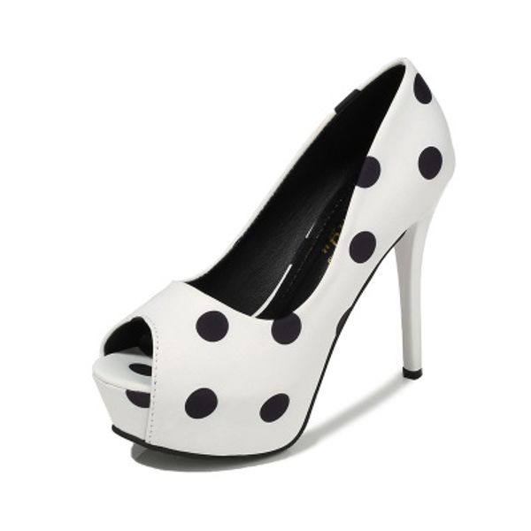 2020 fashion waterproof platform high-heeled fine-spot polka dot sweet silk satin shallow mouth fish mouth single shoes, Black
2020 fashion waterproof platform high-heeled fine-spot polka dot sweet silk satin shallow mouth fish mouth single shoes, Black