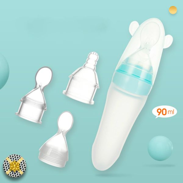safe silicone soft spoon head rice paste bottle baby feeder rice milk feeding silicone infant cereal bottle 90ml
safe silicone soft spoon head rice paste bottle baby feeder rice milk feeding silicone infant cereal bottle 90ml