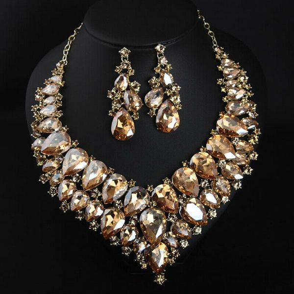 fashion women statement pendant necklace earrings set evening party wedding bridal jewelry costume accessories retro jewelry hot, Silver
fashion women statement pendant necklace earrings set evening party wedding bridal jewelry costume accessories retro jewelry hot, Silver