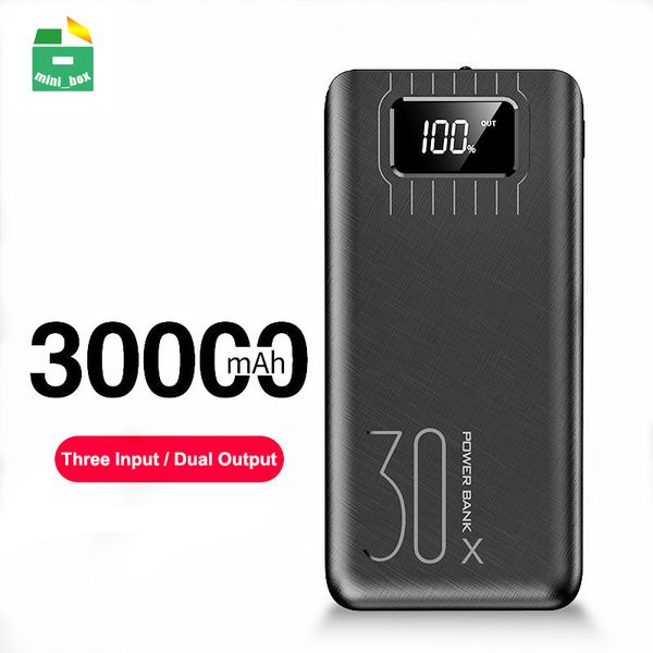 power bank 30000mah быстрая зарядка powerbank со светодиодным дисплеем портативное внешнее зарядное устройство для смартфонов
power bank 30000mah быстрая зарядка powerbank со светодиодным дисплеем портативное внешнее зарядное устройство для смартфонов