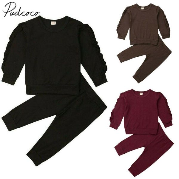 2019 baby spring autumn clothing 2pcs toddler kids baby girl clothes long sleeve ruffles t-shirt pant outfits set 6m-3t, White
2019 baby spring autumn clothing 2pcs toddler kids baby girl clothes long sleeve ruffles t-shirt pant outfits set 6m-3t, White