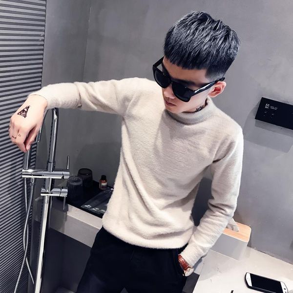 wholesale 2020 fashion warm casual pullover douyin social guy half turtleneck fur sweater teenagers undershirt male, White;black
wholesale 2020 fashion warm casual pullover douyin social guy half turtleneck fur sweater teenagers undershirt male, White;black