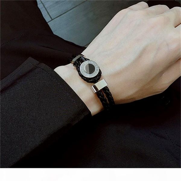 mb leather bracelets woven antique mens black charm bracelets toggle-clasps man bangles luxurs jewelry for festival gift, Golden;silver
mb leather bracelets woven antique mens black charm bracelets toggle-clasps man bangles luxurs jewelry for festival gift, Golden;silver