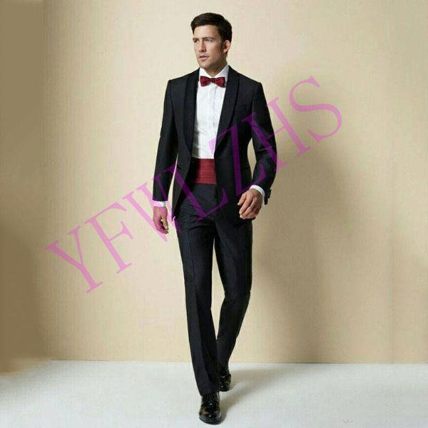 handsome one button groomsmen shawl lapel groom tuxedos men suits wedding/prom/dinner man blazer(jacket+pants+tie) b109, Black;gray
handsome one button groomsmen shawl lapel groom tuxedos men suits wedding/prom/dinner man blazer(jacket+pants+tie) b109, Black;gray
