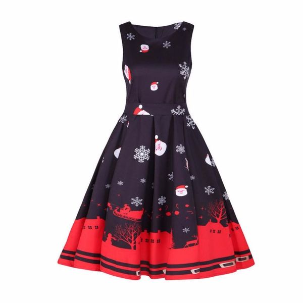 jaycosin plus size woman vintage dress santa christmas retro xmas printed o-neck sleeveless swing dress women clothing hot, Black;gray
jaycosin plus size woman vintage dress santa christmas retro xmas printed o-neck sleeveless swing dress women clothing hot, Black;gray