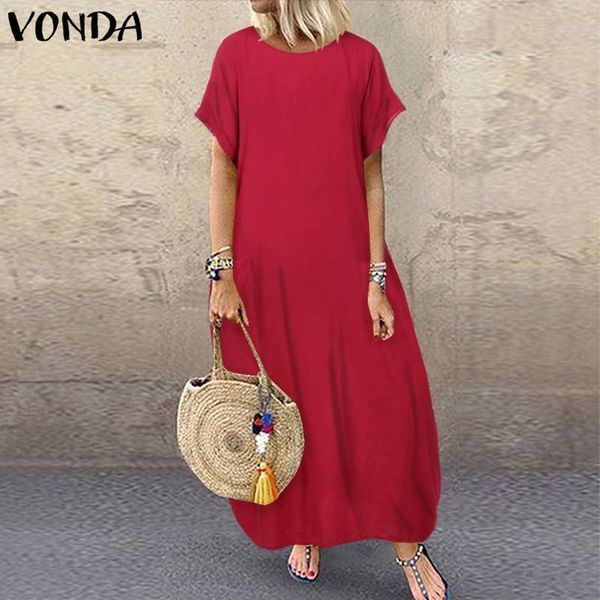 vonda women bohemian dress 2019 summer sundress vintage short sleeve long party maxi long dress casual robe vestidos plus size, Black;gray
vonda women bohemian dress 2019 summer sundress vintage short sleeve long party maxi long dress casual robe vestidos plus size, Black;gray