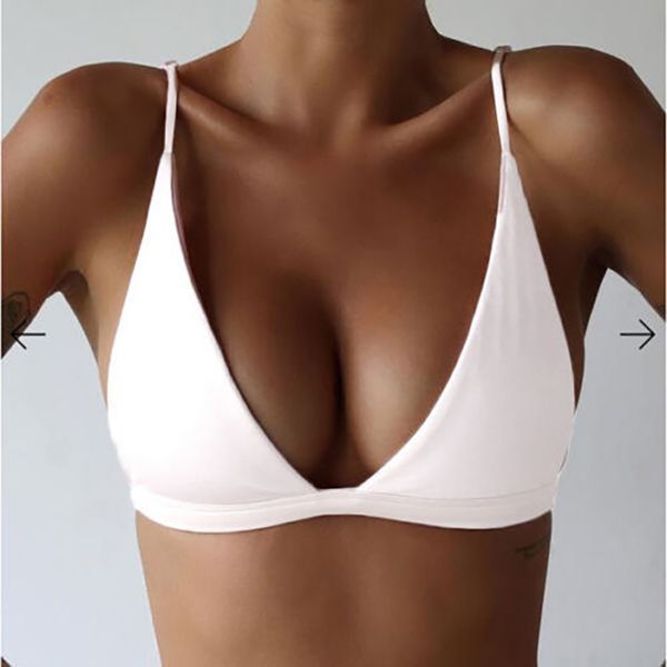 women bikini bra 3/4 wire adjusted-straps summer beachwear solid color bathing bras plus size s -xl, Red;black
women bikini bra 3/4 wire adjusted-straps summer beachwear solid color bathing bras plus size s -xl, Red;black