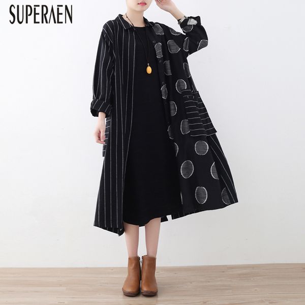 superaen 2020 spring new shirts women cotton linen stripes wild fashion ladies blouses pluz size casual women clothing, White
superaen 2020 spring new shirts women cotton linen stripes wild fashion ladies blouses pluz size casual women clothing, White