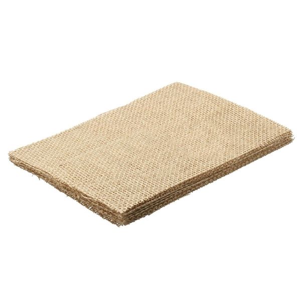 10 pcs natural hessian burlap place mat table placemats coaster dining decor mats pads
10 pcs natural hessian burlap place mat table placemats coaster dining decor mats pads