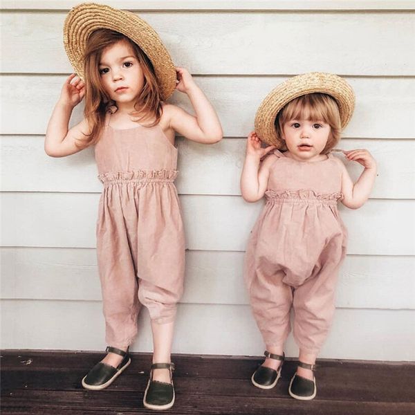1-5t summer toddler kids baby girl romper sleeveless solid strap jumpsuit elegant cute princess clothing boho beach outfits, Blue
1-5t summer toddler kids baby girl romper sleeveless solid strap jumpsuit elegant cute princess clothing boho beach outfits, Blue
