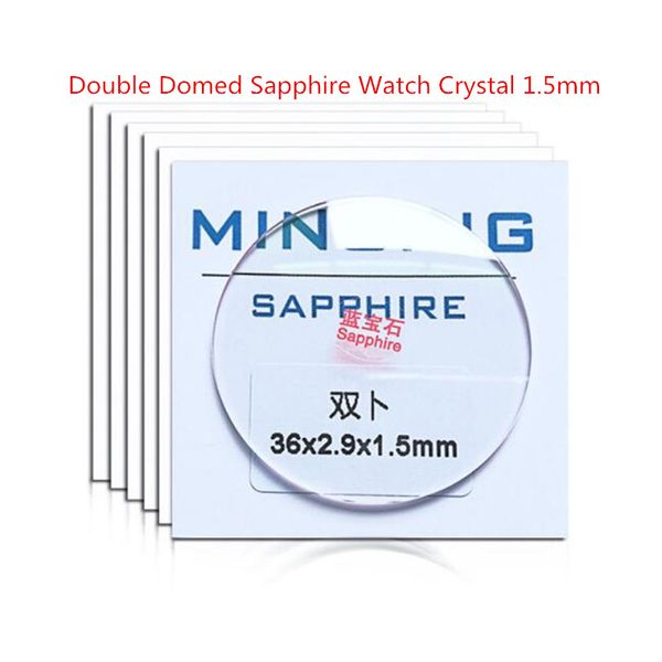 1pc 1.5mm thick double domed sapphire watch crystal diameter from 28~34.5mm concave glass
1pc 1.5mm thick double domed sapphire watch crystal diameter from 28~34.5mm concave glass