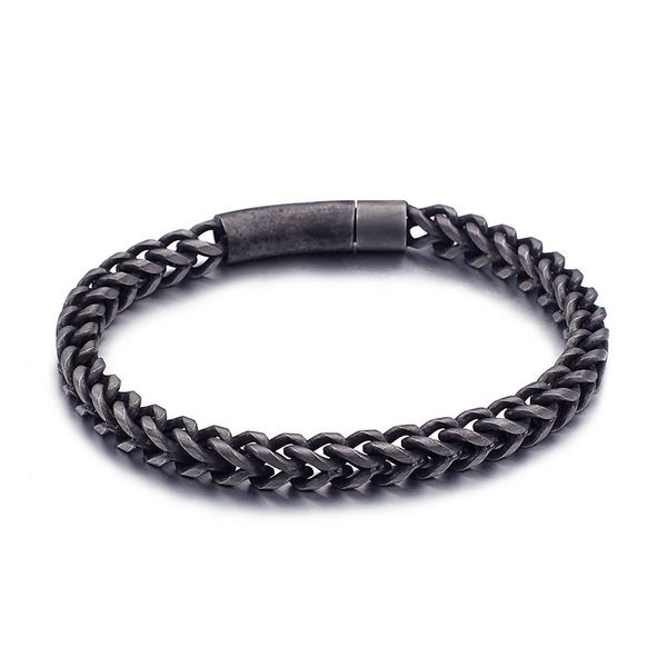 vintage men's stainless steel snake chain bracelets & bangles for men link chain bracelets jewelry gifts, Black
vintage men's stainless steel snake chain bracelets & bangles for men link chain bracelets jewelry gifts, Black