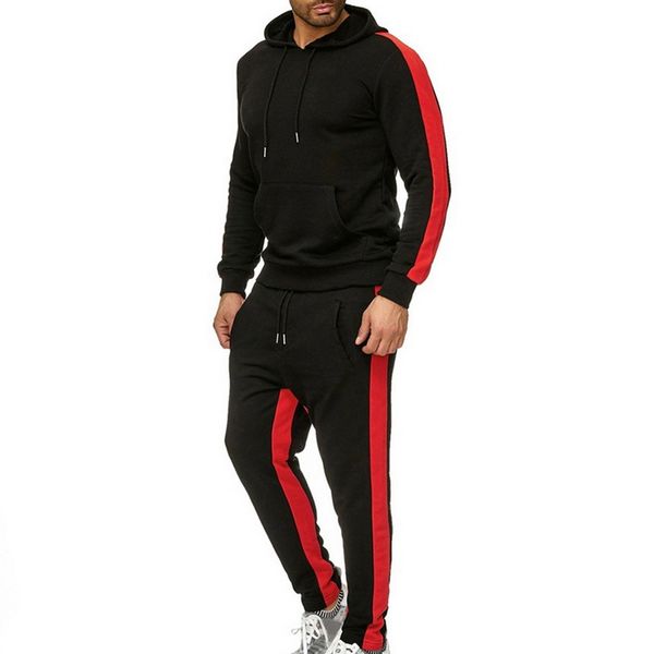 2 pieces men fashion side striped sports set men's long sleeve hooded sweatshirt+pants 2019 new casual slim joggers tracksuits, Gray
2 pieces men fashion side striped sports set men's long sleeve hooded sweatshirt+pants 2019 new casual slim joggers tracksuits, Gray