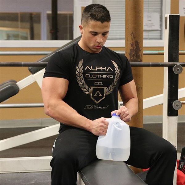 2019 summer mens gym sport running shirt training t shirt fitness bodybuilding male short cotton tee outdoor, Black;blue
2019 summer mens gym sport running shirt training t shirt fitness bodybuilding male short cotton tee outdoor, Black;blue