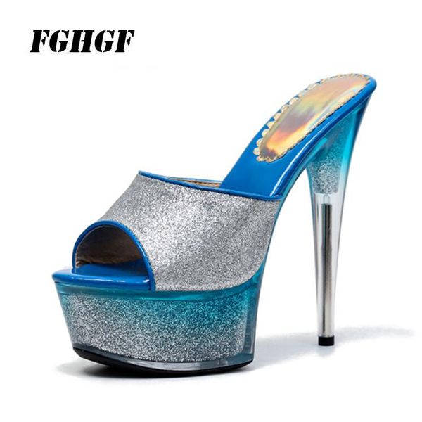 17 cm 15 cm high heels flash bright leather pole dance model catwalk show fun super high with sandals size 35-43, Black
17 cm 15 cm high heels flash bright leather pole dance model catwalk show fun super high with sandals size 35-43, Black
