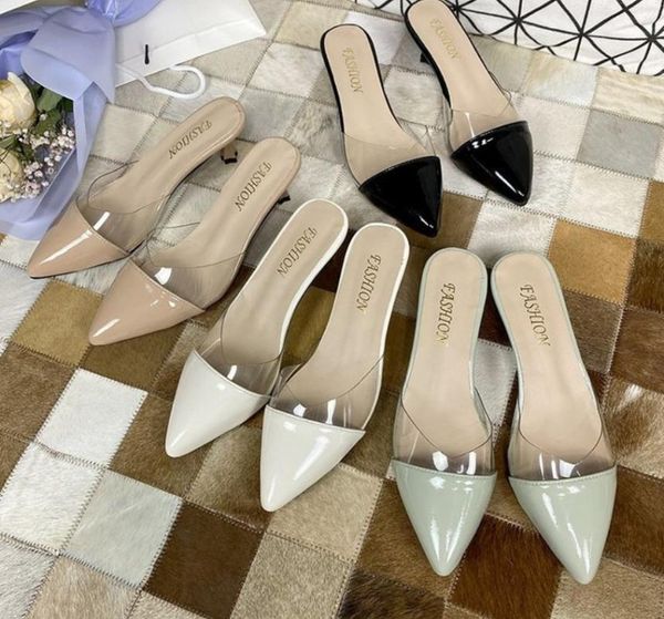 pointed toe suede square heel high heels muller slippers women summer shoes women fashion ladies shoes, Black
pointed toe suede square heel high heels muller slippers women summer shoes women fashion ladies shoes, Black