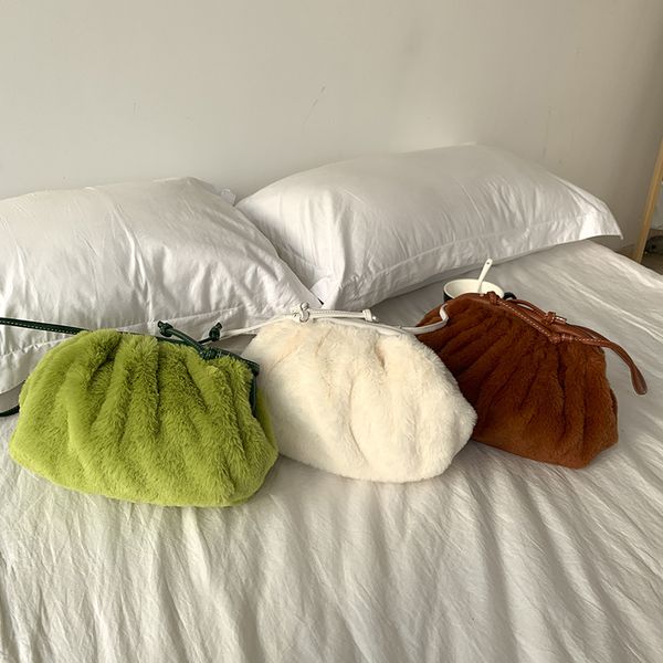 women envelope day clutch handbag pleated dumpling cross-shoulder bag soft plush lady cloud tote messenger bag
women envelope day clutch handbag pleated dumpling cross-shoulder bag soft plush lady cloud tote messenger bag