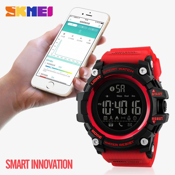 skmei smart mens watch brand sport pedometer calories digital watches waterproof bluetooth smart electronic watch male clock, Slivery;brown
skmei smart mens watch brand sport pedometer calories digital watches waterproof bluetooth smart electronic watch male clock, Slivery;brown