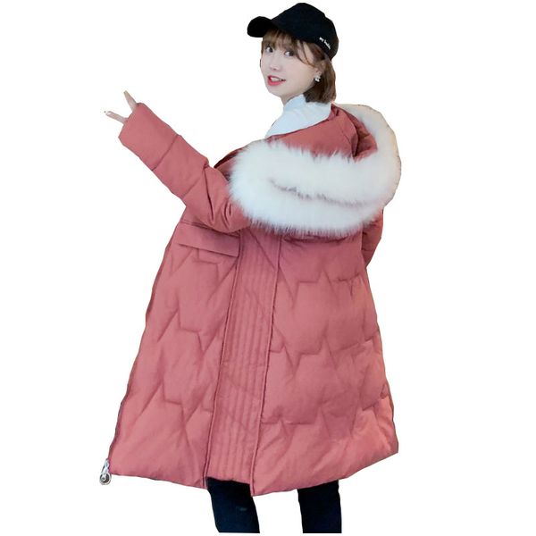 chic fur coat hooded winter down coat oversize jacket long warm cotton padded wadded parkas big pocket wind breaker sleeves, Black
chic fur coat hooded winter down coat oversize jacket long warm cotton padded wadded parkas big pocket wind breaker sleeves, Black
