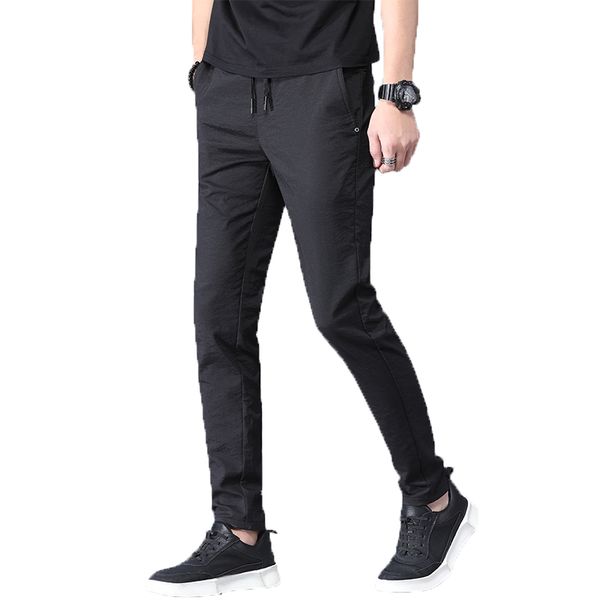 men pencil pants 2019 new summer korean fashion men solid color ankle-length pants male elastic waist harem man jogger 38, Black
men pencil pants 2019 new summer korean fashion men solid color ankle-length pants male elastic waist harem man jogger 38, Black