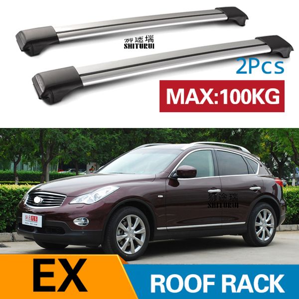 2pcs roof bars for infinitit ex 2008- 2017 2012aluminum alloy side bars cross rails roof rack luggage cuv suv led
2pcs roof bars for infinitit ex 2008- 2017 2012aluminum alloy side bars cross rails roof rack luggage cuv suv led