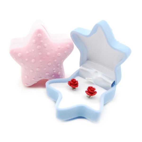 charm starfish shape jewelry box women ring necklace earring storage case, Pink;blue
charm starfish shape jewelry box women ring necklace earring storage case, Pink;blue