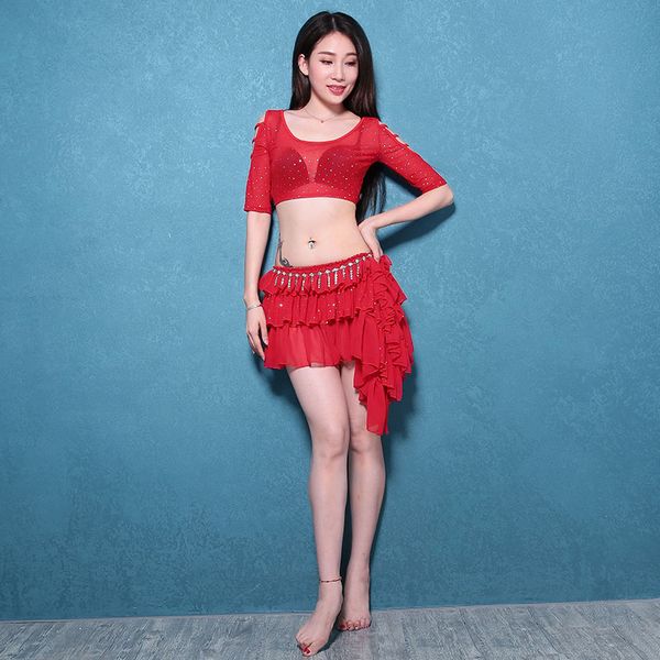 fashion sparking bellydance costumes sequins chiffon skirt sets bollywood dancewear standard practice clothes 2 colors e0011, Black;red
fashion sparking bellydance costumes sequins chiffon skirt sets bollywood dancewear standard practice clothes 2 colors e0011, Black;red