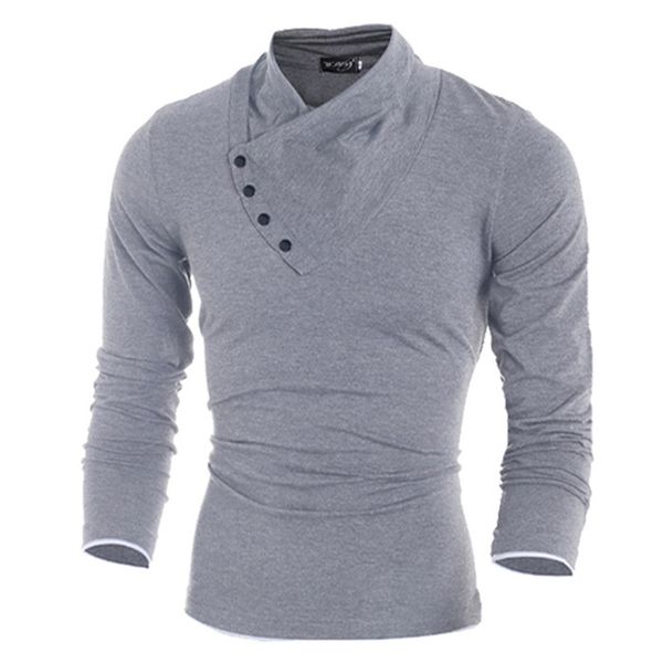mens конструктора сплошного цвета футболка тонкий кнопка воротник тонкий top с длинным рукавом повседневные homme одежда, White;black
mens конструктора сплошного цвета футболка тонкий кнопка воротник тонкий top с длинным рукавом повседневные homme одежда, White;black