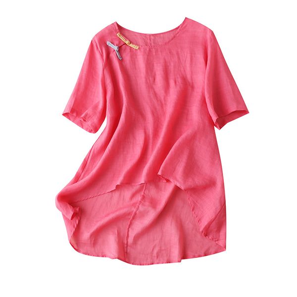 chinese style solid button asymmetry women summer shirts and blouses ramie blouses for women summer ropa de mujer verano, White
chinese style solid button asymmetry women summer shirts and blouses ramie blouses for women summer ropa de mujer verano, White