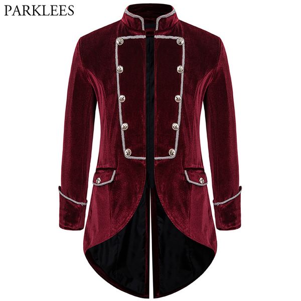 мужские gothic velvet фрак куртка мандарин воротник махаон стимпанк vtg пальто мужчины pirate ренессанс викторианской пиджаки мужской, White;black
мужские gothic velvet фрак куртка мандарин воротник махаон стимпанк vtg пальто мужчины pirate ренессанс викторианской пиджаки мужской, White;black