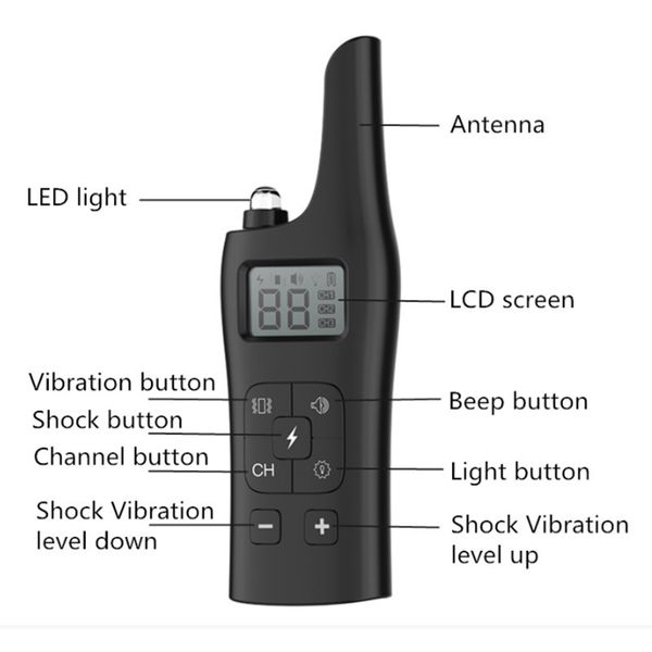 1pc waterproof dog training device 800m remote control electric shock caveat pet supplies electronic collar for barking walking
1pc waterproof dog training device 800m remote control electric shock caveat pet supplies electronic collar for barking walking