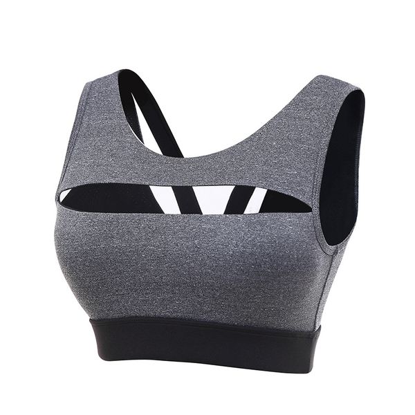 fitness yoga sports bra for running gym workout women padded breathable hollow yoga athletic shockproof sports bra vest, White;black
fitness yoga sports bra for running gym workout women padded breathable hollow yoga athletic shockproof sports bra vest, White;black