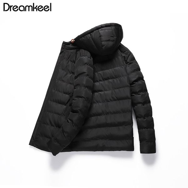 2019 new style men boutique cotton padded clothes fashion casual warm thick hooded men's solid slim cotton clothes coat men y, Black
2019 new style men boutique cotton padded clothes fashion casual warm thick hooded men's solid slim cotton clothes coat men y, Black