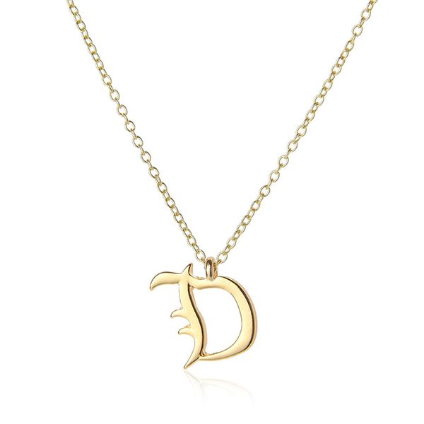 10pcs cursive english letter -d name sign personality pendant chain necklace alphabet initial sign friend family lucky gift necklace jewelry, Silver
10pcs cursive english letter -d name sign personality pendant chain necklace alphabet initial sign friend family lucky gift necklace jewelry, Silver