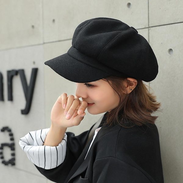 new wool women beret autumn winter octagonal cap hats fashion artist painter newsboy caps yellow black grey beret hats, Blue;gray
new wool women beret autumn winter octagonal cap hats fashion artist painter newsboy caps yellow black grey beret hats, Blue;gray