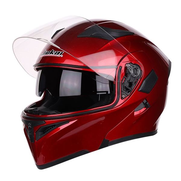 jiekai jk902 double lens flip up motorcycle helmet full face motorbike solid color motocross scooter dual visor helmets
jiekai jk902 double lens flip up motorcycle helmet full face motorbike solid color motocross scooter dual visor helmets