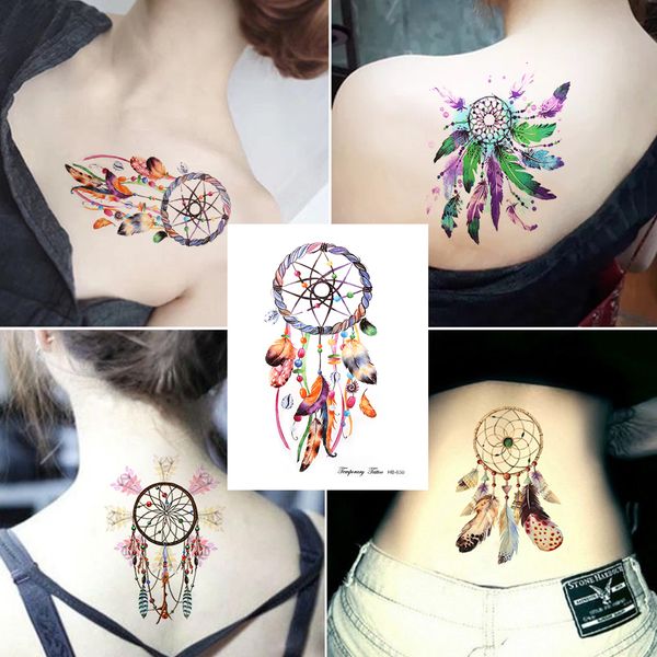 1pc stylish colorful women feather leaf dream catcher decal designs diy water proof tattoo sticker temporary tattoo body art
1pc stylish colorful women feather leaf dream catcher decal designs diy water proof tattoo sticker temporary tattoo body art