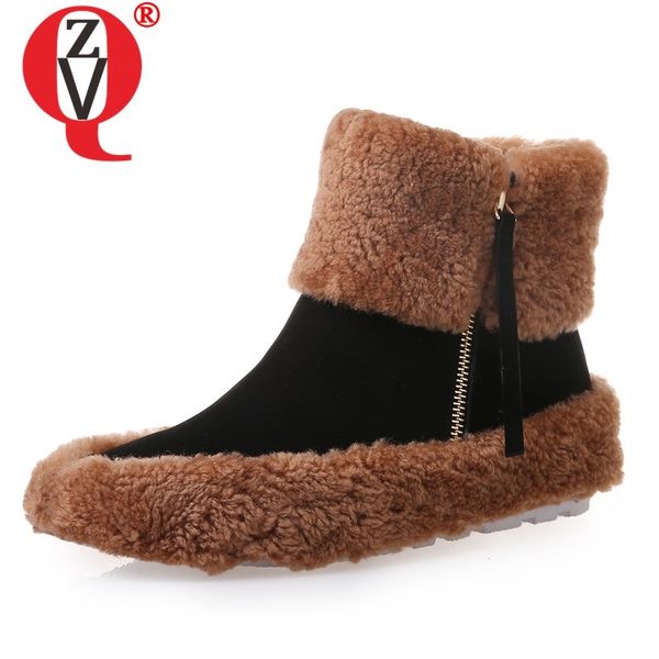 zvq winter new casual warm snow boots outside comfortable round toe zip round toe cow suede women shoes drop shipping size 33-40, Black
zvq winter new casual warm snow boots outside comfortable round toe zip round toe cow suede women shoes drop shipping size 33-40, Black