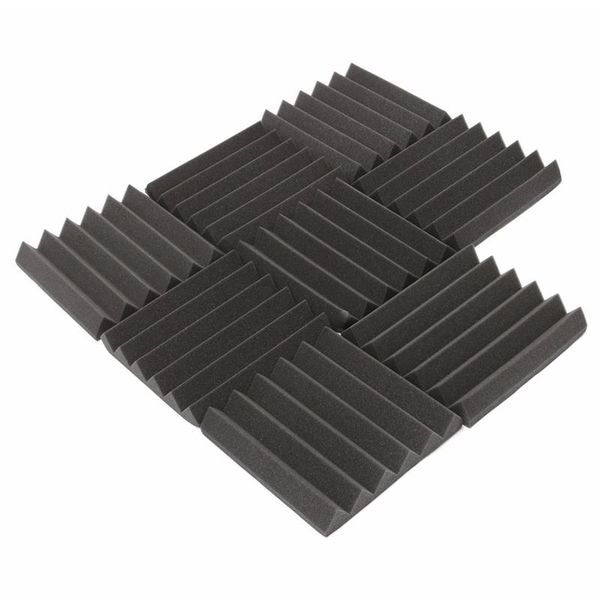 8pcs 305 x 305 x 45mm soundproofing foam acoustic foam sound treatment studio room absorption wedge tiles polyurethane
8pcs 305 x 305 x 45mm soundproofing foam acoustic foam sound treatment studio room absorption wedge tiles polyurethane