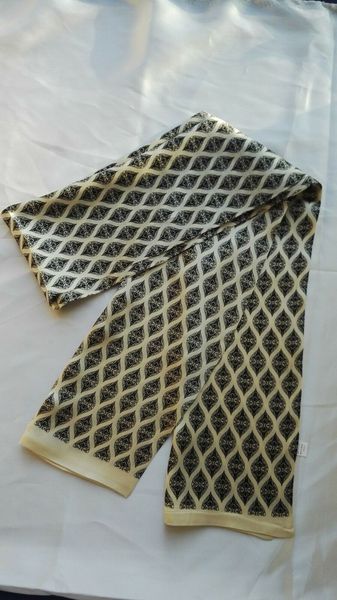 men real 100% mulberry silk scarf double layer print cravat neckerchief vintage, Blue;gray
men real 100% mulberry silk scarf double layer print cravat neckerchief vintage, Blue;gray