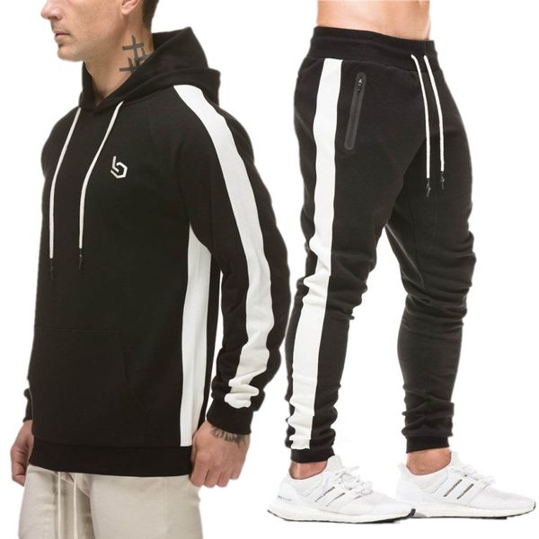 men running sportswear suits sweatshirt sweatpants sets gym fitness workout training hoodie pants male joggers cotton tracksuits, Black;blue
men running sportswear suits sweatshirt sweatpants sets gym fitness workout training hoodie pants male joggers cotton tracksuits, Black;blue