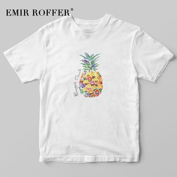 emir roffer colorful fruit pinapple graphic tees women korean fashion harajuku female t-shirt print white cotton tshirt top 
emir roffer colorful fruit pinapple graphic tees women korean fashion harajuku female t-shirt print white cotton tshirt top