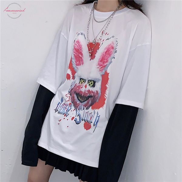 halloween tshirt women 2019 gothic black letter print harajuku spoof personality vogue new casual loose female clothing, White
halloween tshirt women 2019 gothic black letter print harajuku spoof personality vogue new casual loose female clothing, White