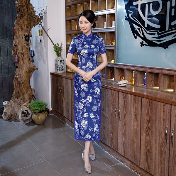 chinese traditional broadside cheongsam qipao women girls party wedding fashion vintage retro floral print satin long dress, Red
chinese traditional broadside cheongsam qipao women girls party wedding fashion vintage retro floral print satin long dress, Red