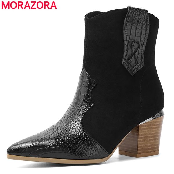 morazora 2020 new fashion ankle boots women shoes zipper ladies autumn winter boots black white women eur size 33-48
morazora 2020 new fashion ankle boots women shoes zipper ladies autumn winter boots black white women eur size 33-48