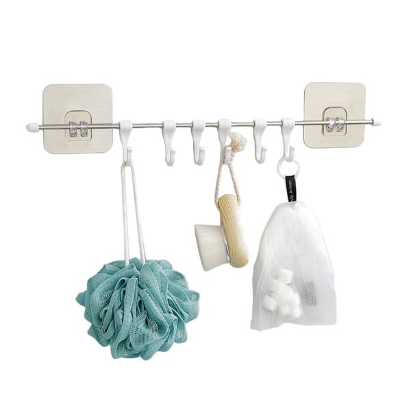 wall mounted removable white adhesive hook no drilling rustproof organizer holder hanger hook for kitchen shower bathroom
wall mounted removable white adhesive hook no drilling rustproof organizer holder hanger hook for kitchen shower bathroom