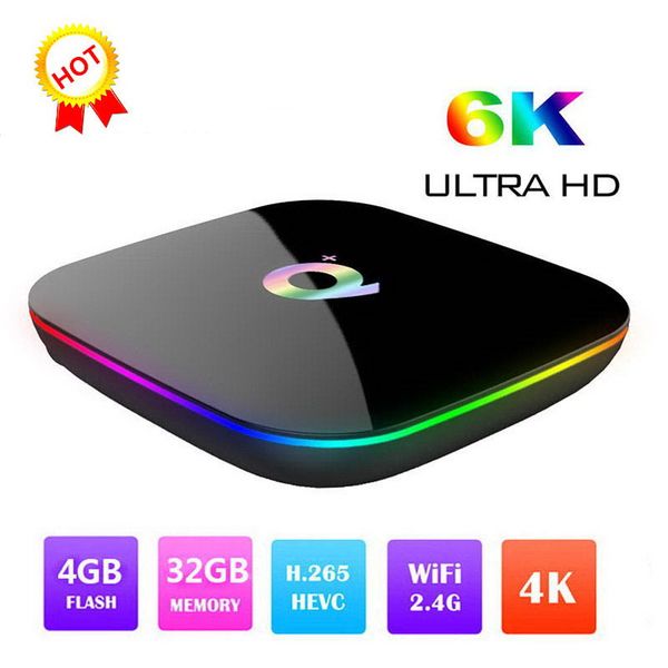1 PCS Q Plus Smart TV Box Android 9.0 TV Box 4GB Ram 32GB 64GB Rom 1080p 4K H.265 USB3.0 IPTV Netflix H6 PK s905x2 Set Top Box
1 PCS Q Plus Smart TV Box Android 9.0 TV Box 4GB Ram 32GB 64GB Rom 1080p 4K H.265 USB3.0 IPTV Netflix H6 PK s905x2 Set Top Box